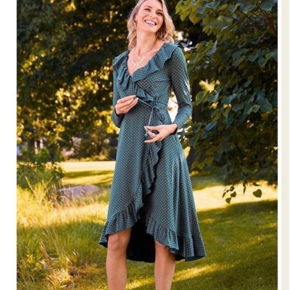 Matilda Jane Reunion Wrap High Low Dress Size Extra Small